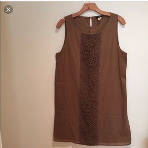 J. Crew Tank Dress with front detail